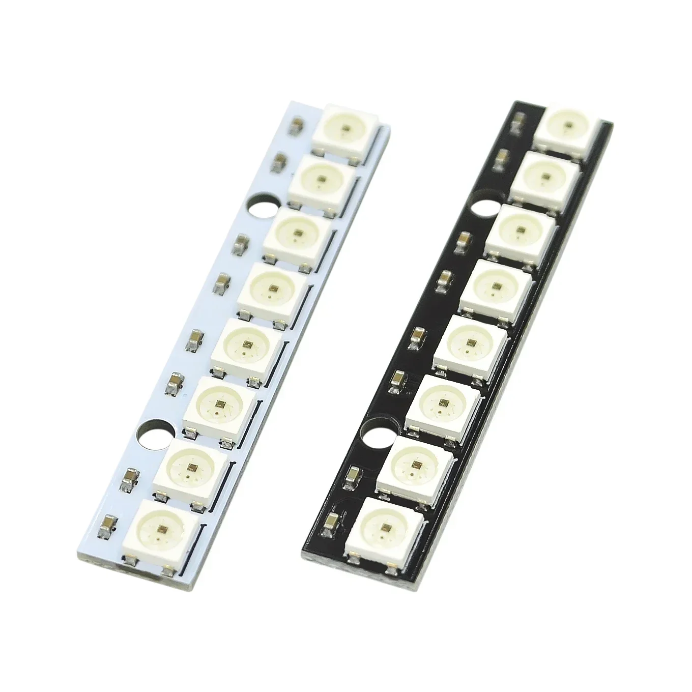 10 יחידות/חבילה 8 ערוצים WS2812 5050 תאורת LED RGB מובנית לוח פיתוח מופעלת בצבע מלא