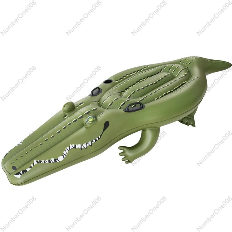 

Extra - Large Inflatable Pool Float - Watermelon Ride-On for Adults & Couples, Fun for 3-4 People