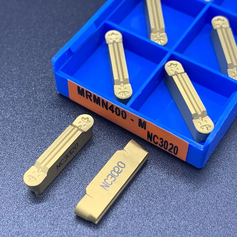 Lâmina de corte com fenda para aço inoxidável, Ferramenta Torno CNC, Inserção de carboneto, MRMN200 G MRMN300 M MRMN500 M NC3020 NC3030 PC9030
