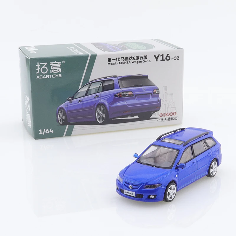XCarToys 1/64 Mazda ATENZA Wagon Gen.1 Legering Diecast Model Auto Vrienden Geschenken Verzamel Ornamenten Kinderen Speelgoed Jongens