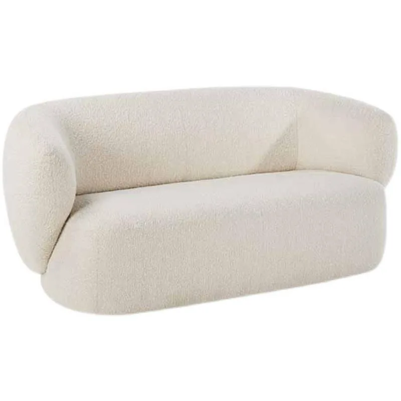 

Fabric sofa simple modern size apartment living room curved household technology cloth combination set furniture