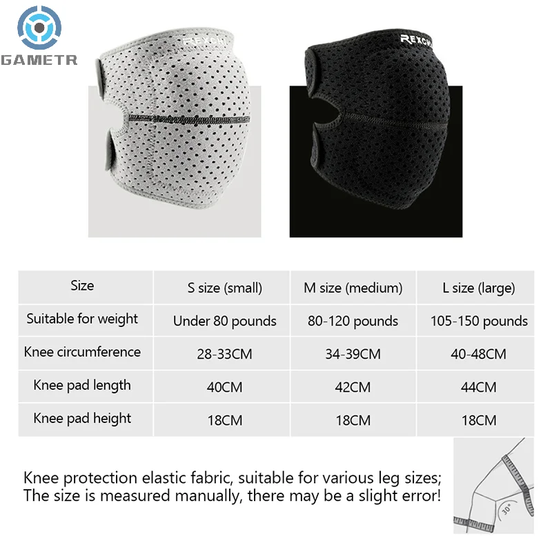 Outdoor Sports Knee Pads Cycling Protective Gear Thickening Jian Anti-Collision Knee Pads Sets