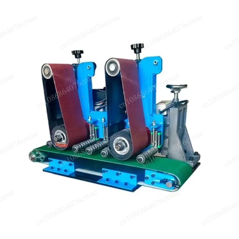 For Steel Plate Flat Sheet Deburring Rust Removal - Metal Working Tool 150 Compact Benchtop Metal Belt Sanding Machine
