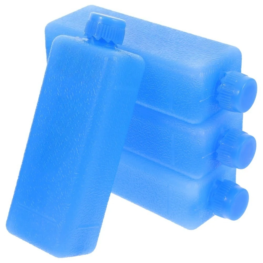 4pcs Used for Air Conditioning Fan Cooler Package Water Injection Picnic Travel Food Storage Ice Bag Reusable
