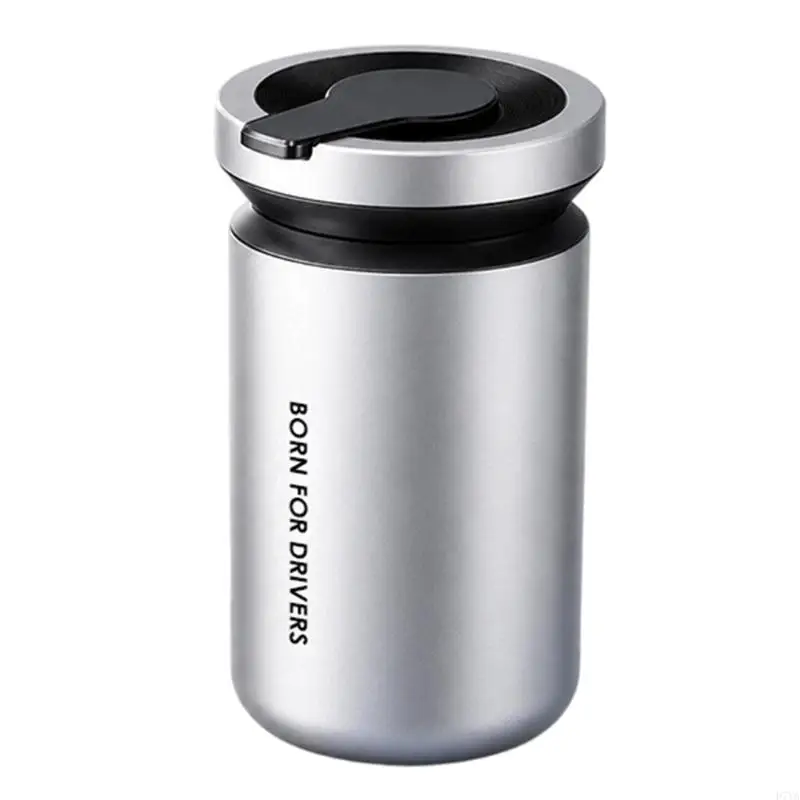 In-Car Disposal Container with Lid, Covered ABS Waste Cup for