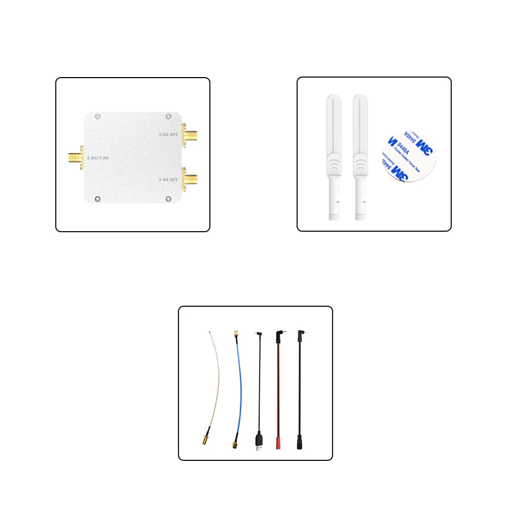 EDUP  AB031 2.4GHz / 5.8GHz WIFI Booster Smart Home Systems WIFI Signal Booster Drone Signal Extender Wireless LAN devices