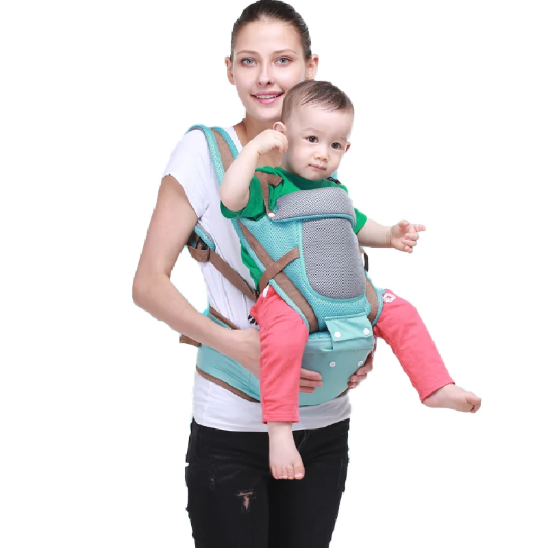 AINOMI Summer Cool Mesh Baby Carriers Ergonomic Baby Carrier Waist Stool Walkers Baby Sling 3  Usages Factory Supply Dropship