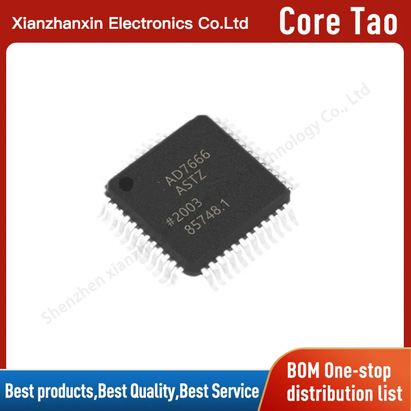 1pcs/lot AD7666ASTZ AD7666 QFP-48 Analog to digital converter IC chip in stock