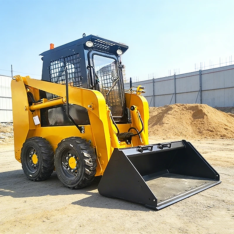 

CE EPA Euro 5 Skid Steer Loader customized Agricultural Skid Steer Loader Price Multifunctional Wheel Loaders With Muchler