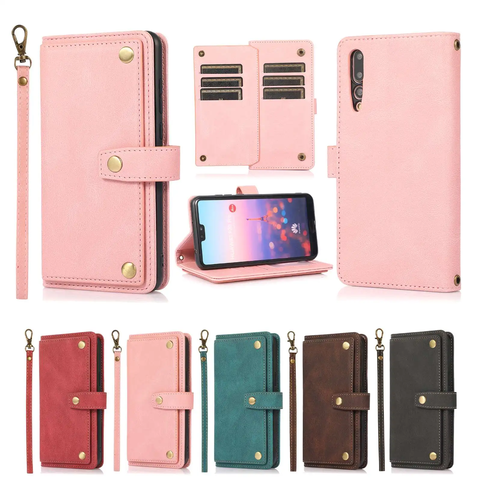 

34X*Fantasy Leather Case Flip Anti-fall Wallet Phone Case For HUAWEI P30 P20 LITE Pro