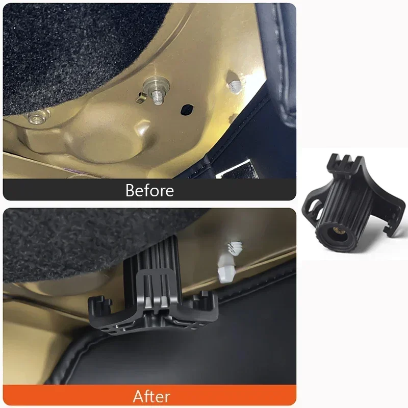 خطاف صندوق السيارة لطراز تسلا 3 2024-2025 ملحقات المرتفعات صندوق القفازات خطاف مخفي مشبك قابل للطي لطراز تسلا 3 2024-2025 #2