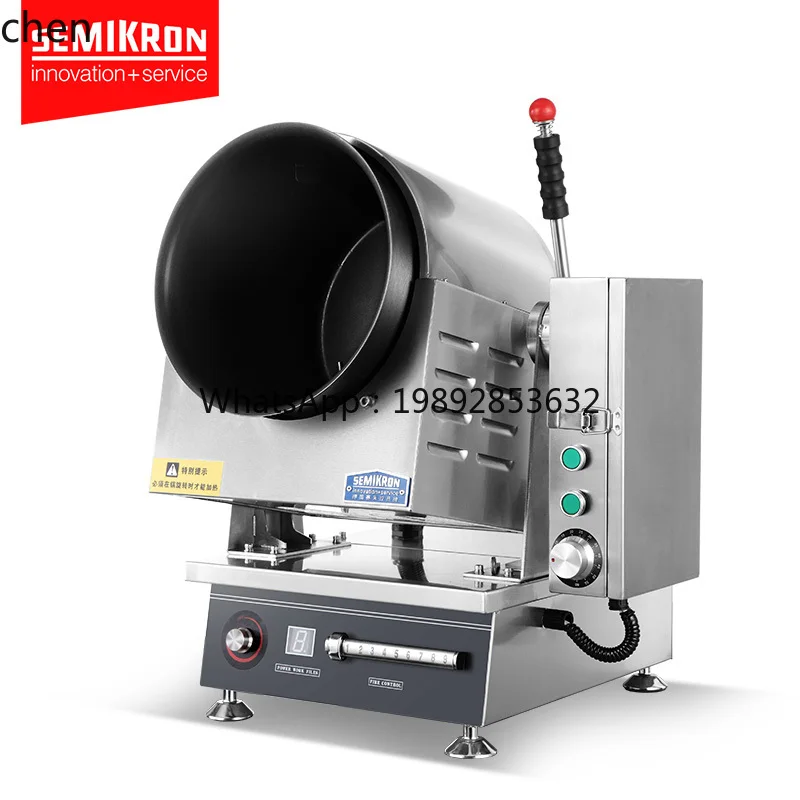 

large fried rice machine roller fried rice machine automatic intelligent fried noodles machine manual translation wok