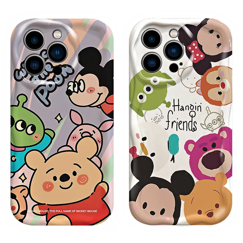 Disney Mickey Mouse Case for Xiaomi Redmi Note 12S 12 4G 5G Turbo 11S 11 Pro Plus 10 9 9T 12C 11A 10 Prime 10X 9A 9C 9i Cover