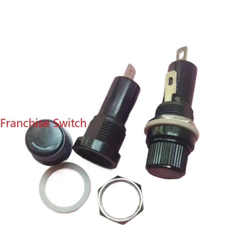 

10PCS Spot original 6 × 30 10A bakelite fuse holder UL certified, knob type R3-13