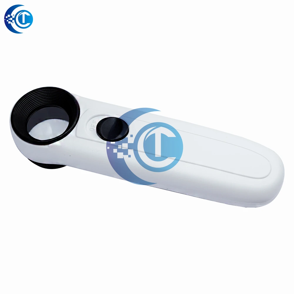 20X Professional Handheld LED Magnifier (1PC) – Pocket-Sized 2 Illumination Lights, High Portability