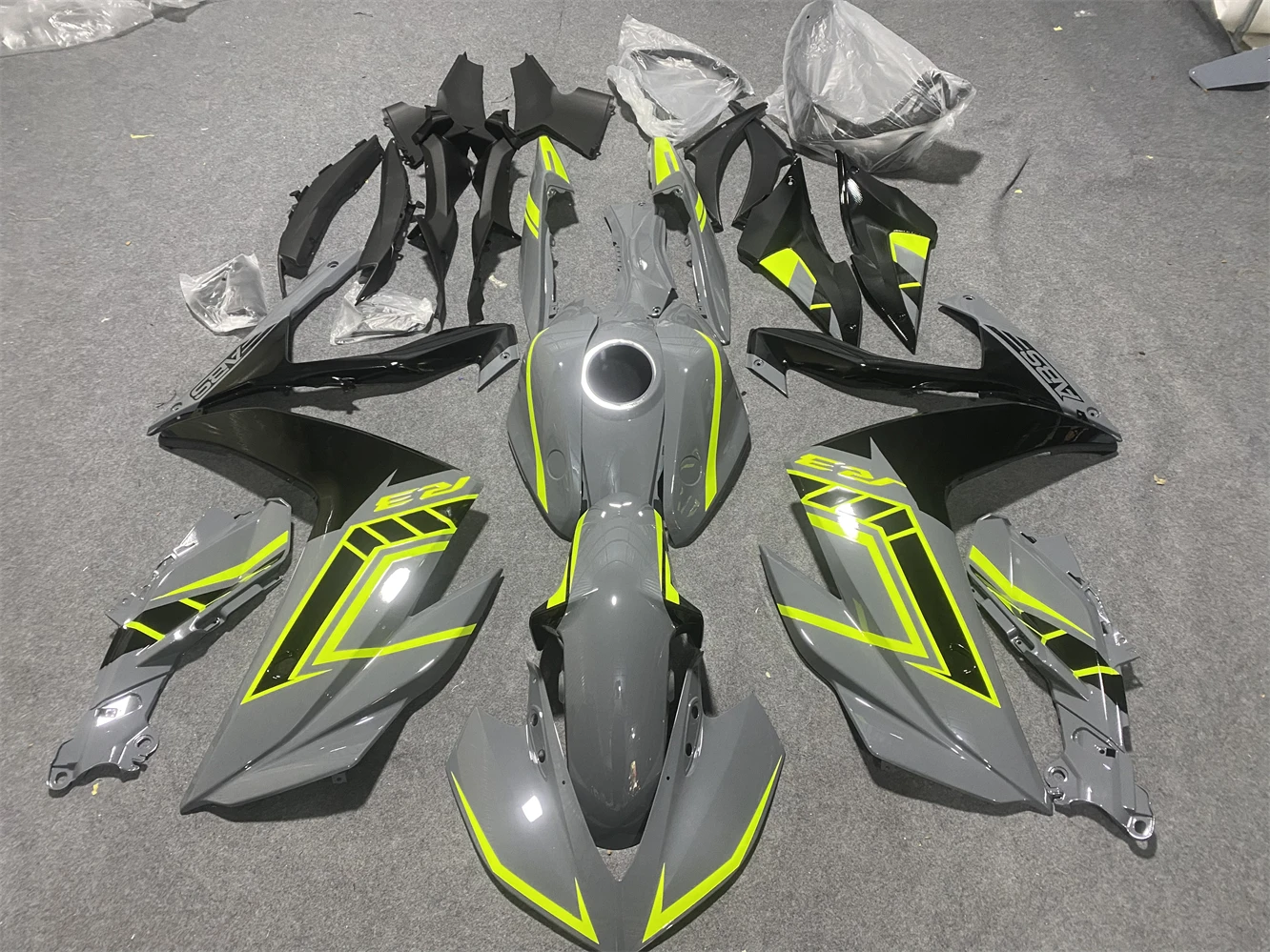 Injection Fairings for R3 2015 - 2017 R25 2016 Complete Panels 15 16 17 ABS Plastic Panels Kit Body Work Gray black Cowlings