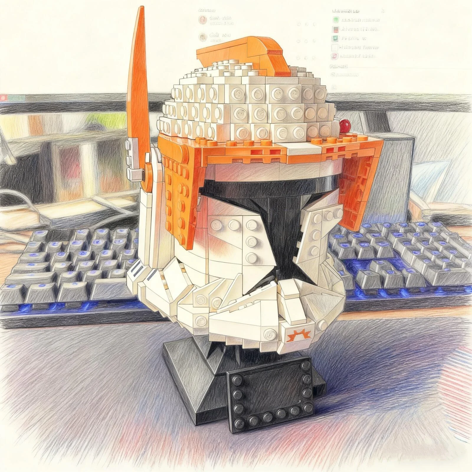 766 قطعة نجمة بين النجوم الصراع سفينة الفضاء استنساخ قائد كودي خوذة 75350 بنة لغز نموذج اللعب هدايا عيد الميلاد