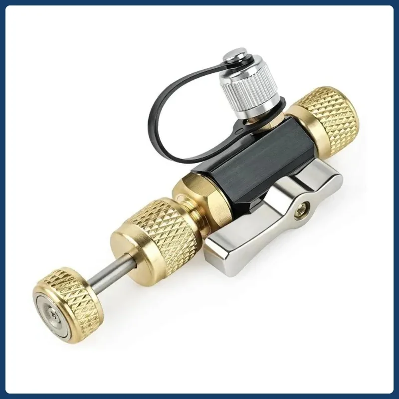 Precision Valve Core Removal Tool Set Vacuum Valve Core Disassembly Wrench for Valve Maintenance Repair Work