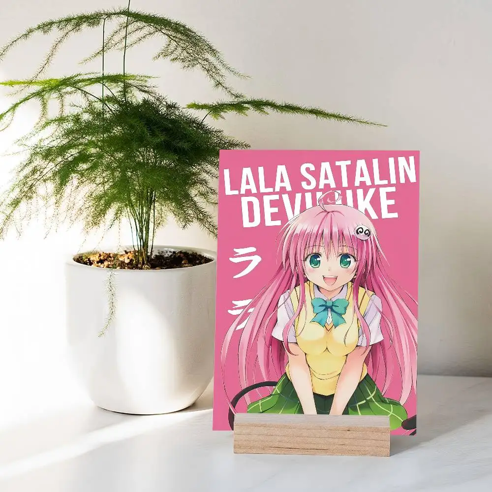 To Love Ru الفيلم الكلاسيكي ذاتية اللصق ملصق فني ورق أبيض يطبع الملصقات الفنية ديكور المنزل