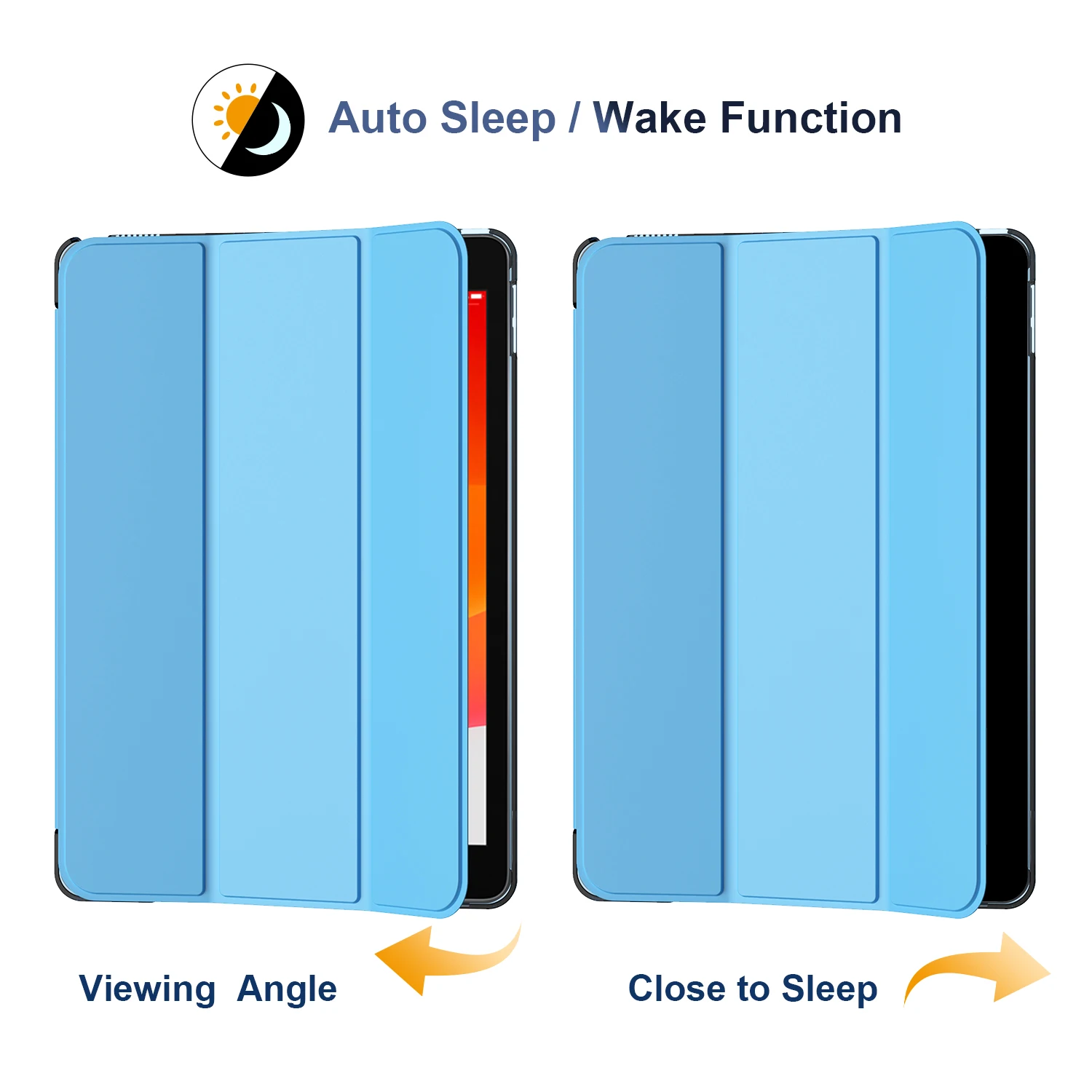 Apple iPad 第 7 / 8 / 9 世代ケースカバー 10.2 "Air 3 Pro10.5 インチスマート磁気レザー