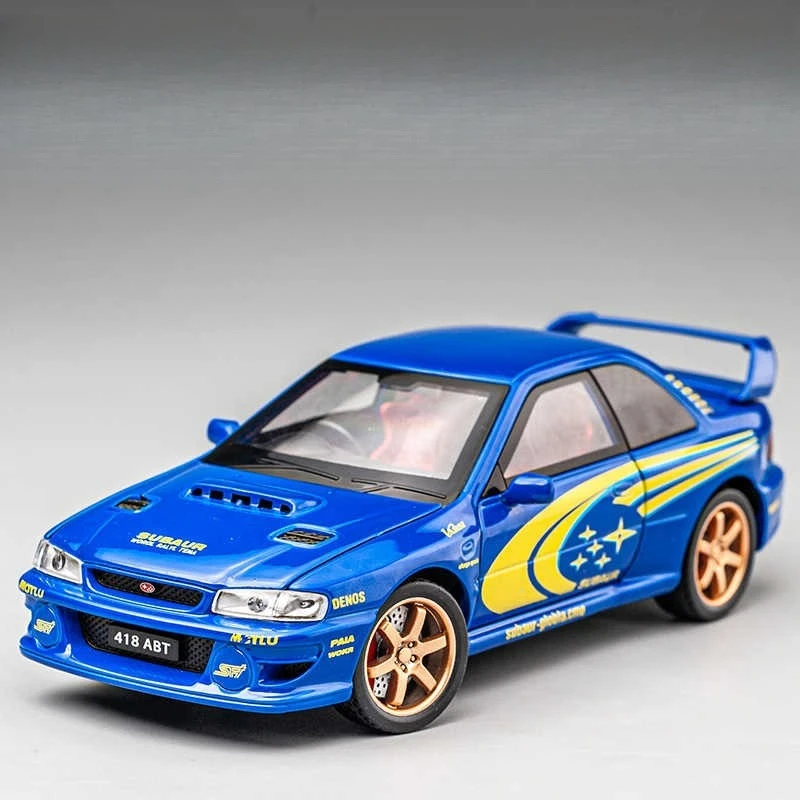 

1:32 Sbaru Impreza Rally Car Alloy Car Model Simulation Ornament Children's Toys Car Men's Wholesale