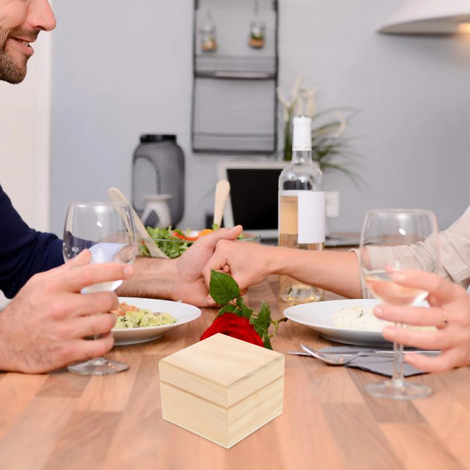 

Heart Box Creative Wooden Anatomical Organ Decor Prank Home Office Diy Craft Kids Halloween Party Favor Unique Valentine Gift