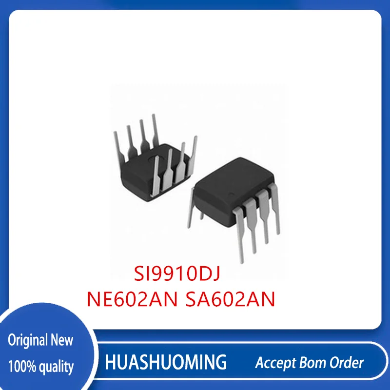 10 Peças/Lote NE602AN SA602AN NE602 SA602 SI9910DJ SI9910 DIP-8