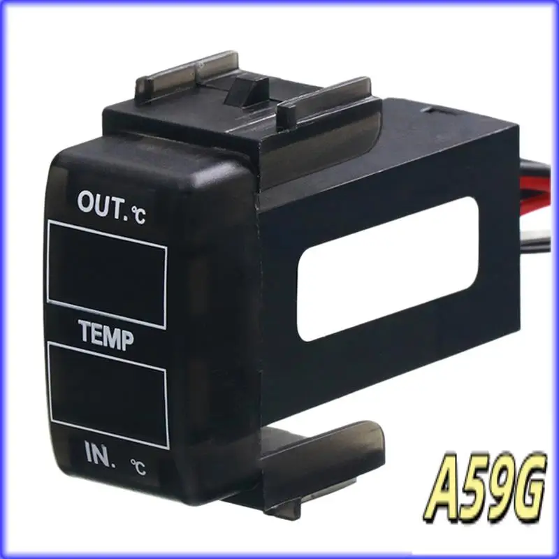 G9-Car عرض درجة الحرارة الداخلية والخارجية مستشعر درجة الحرارة المزدوج لنيسان قاشقاي X-Rail Sunny NV200 Teana