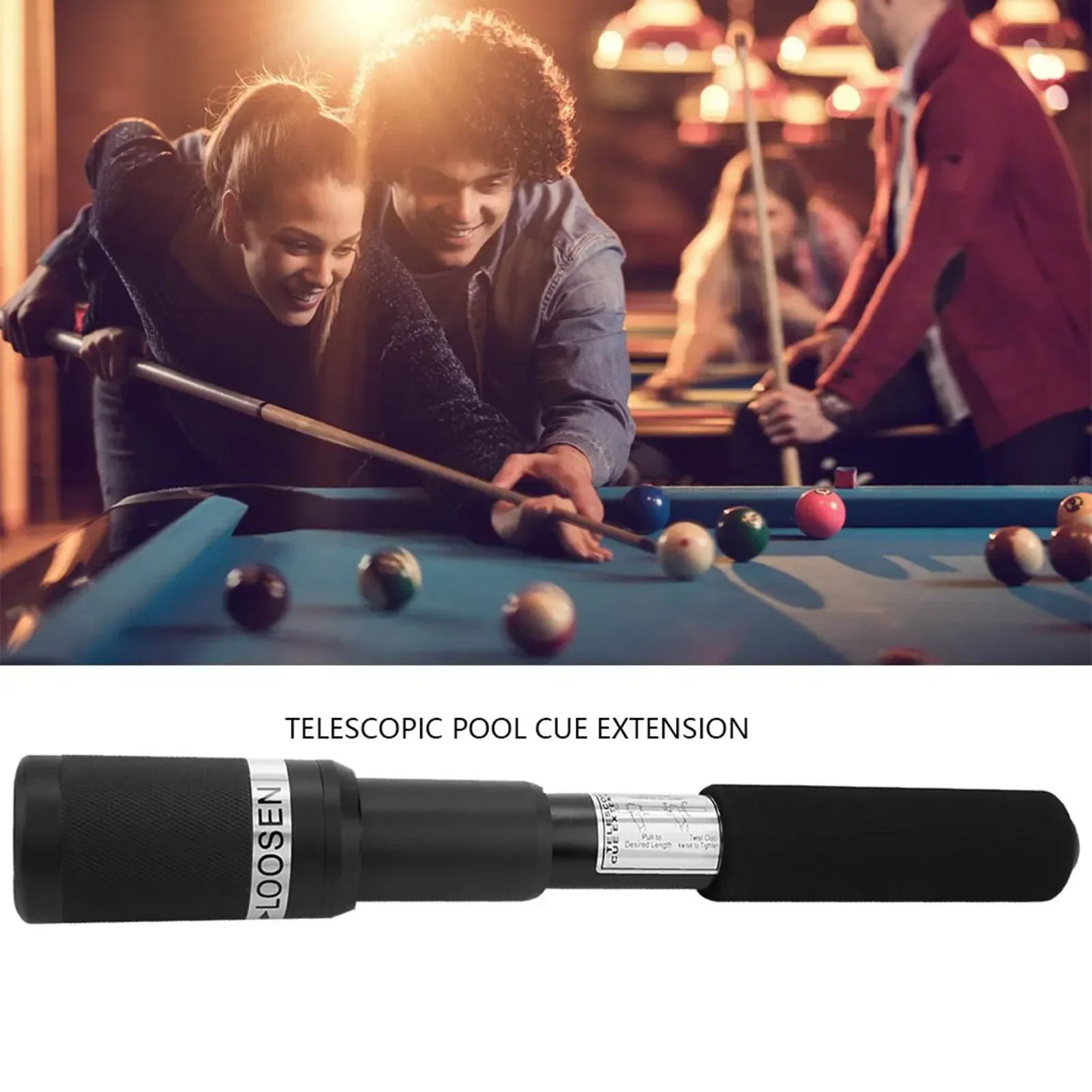 

Детали телескопического удлинителя бильярдного кия Nine Ball Club