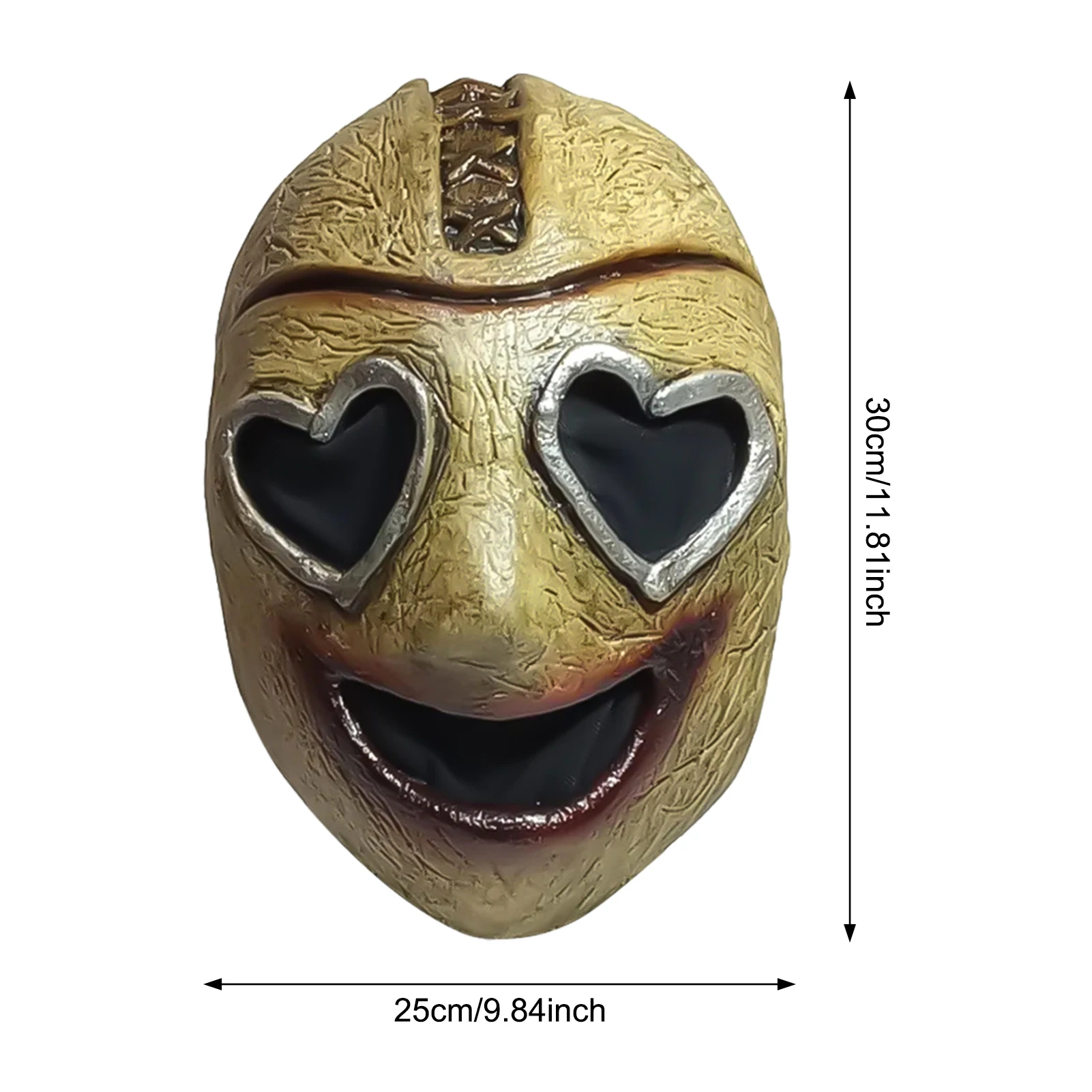 Halloween Wide Grin Model Gezicht Hoofdmasker Voeg geweldig Halloween Vibe Latex Masker Cosplay Prop toe voor volwassenen Kinderen