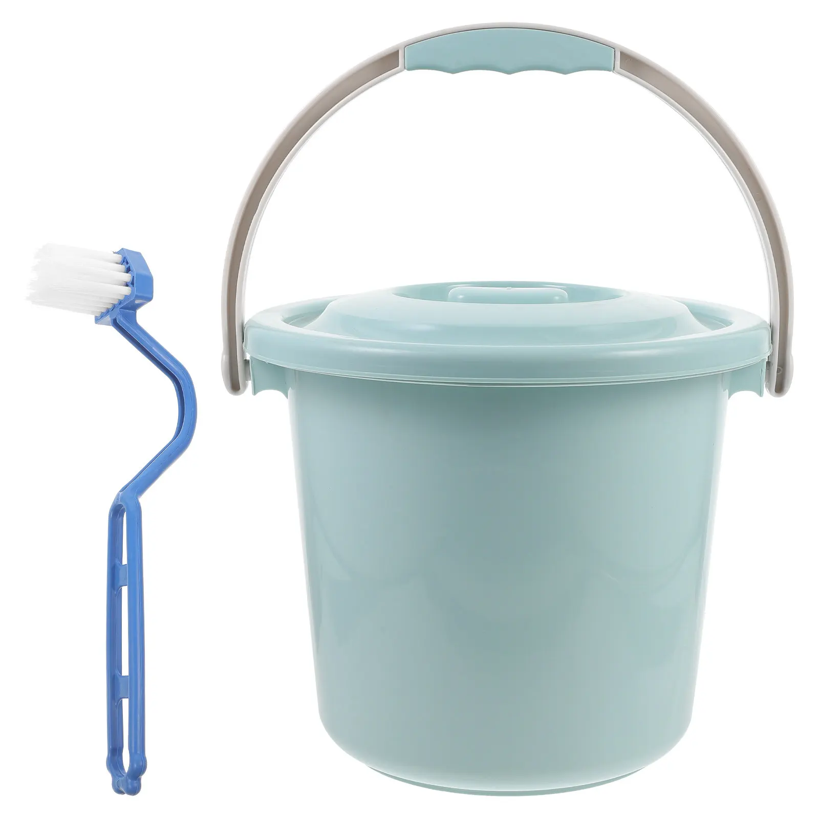 

Household Plastic Urinal Portable Chamber Pot Smooth Edges Lightweight Non-Slip Base Elderly Disabled Night Use Spittoon with