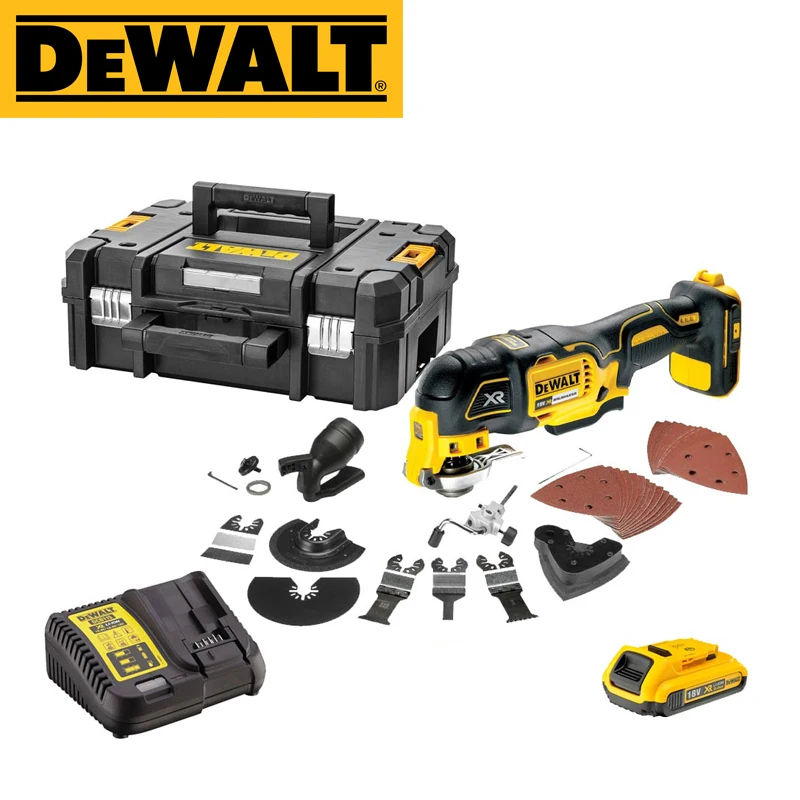 DeWalt DCS355D2 XR Brushless Oscillating Multi-Tool 18V 2.0Ah Li-Ion Combination Set Series