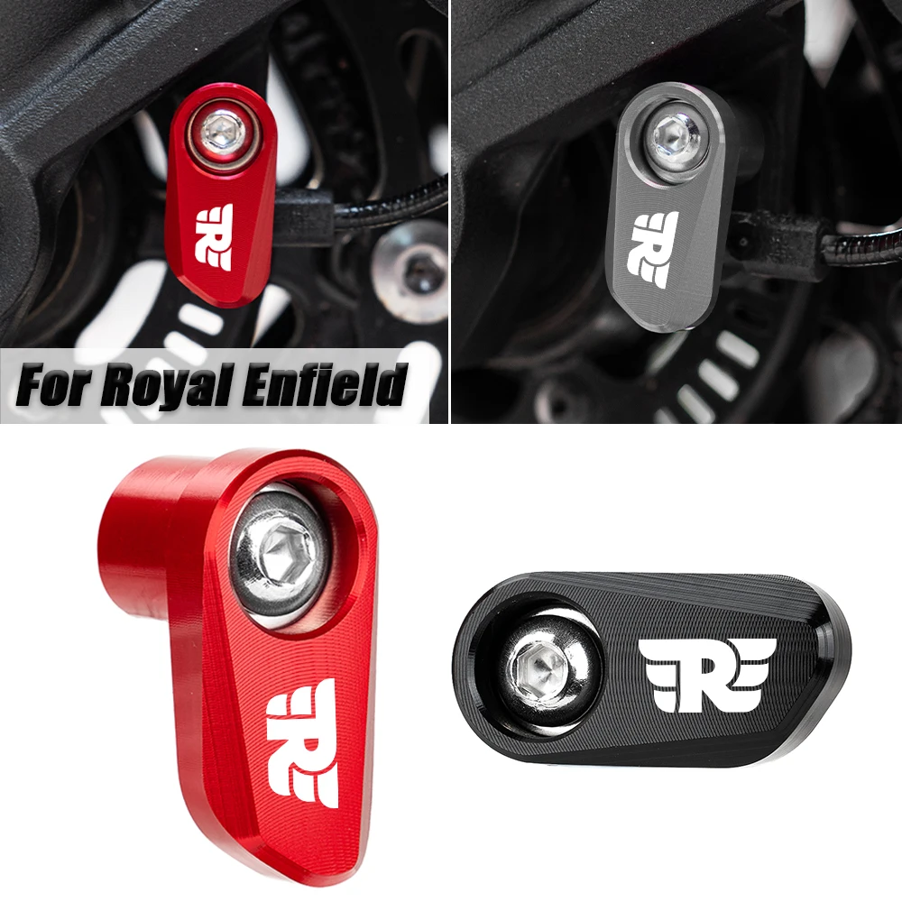 Protección del Sensor ABS de la rueda del Motor para Royal Enfield Guerrilla 450 Meteor Hunter Classic 350 Interceptor 650 shotgun650 scram 411