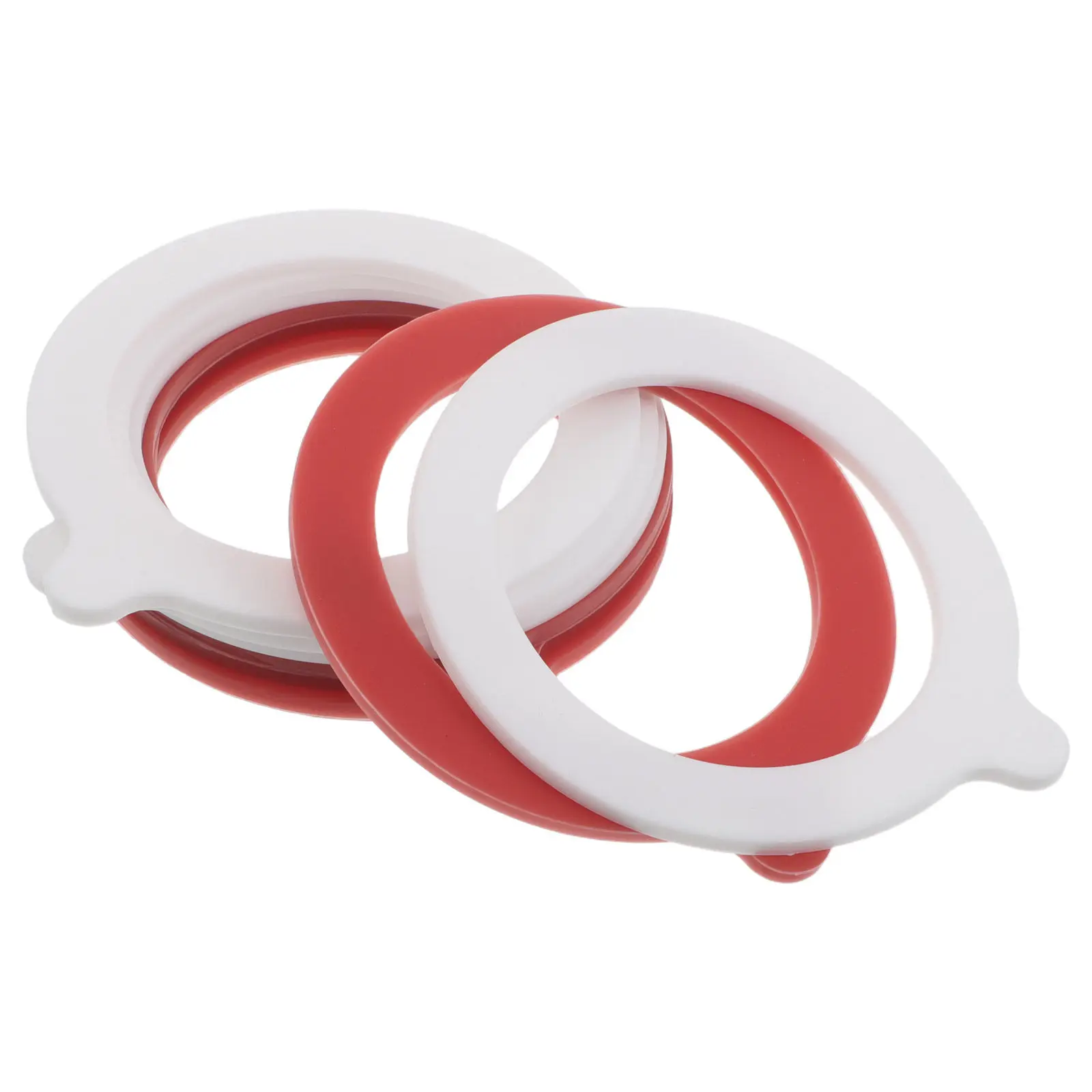 

8 шт. силиконовых уплотнителей для стеклянных контейнеров, сменные прокладки, герметичные уплотнители для консервирования, силиконовые уплотнители для крышек банок типа Мейсон