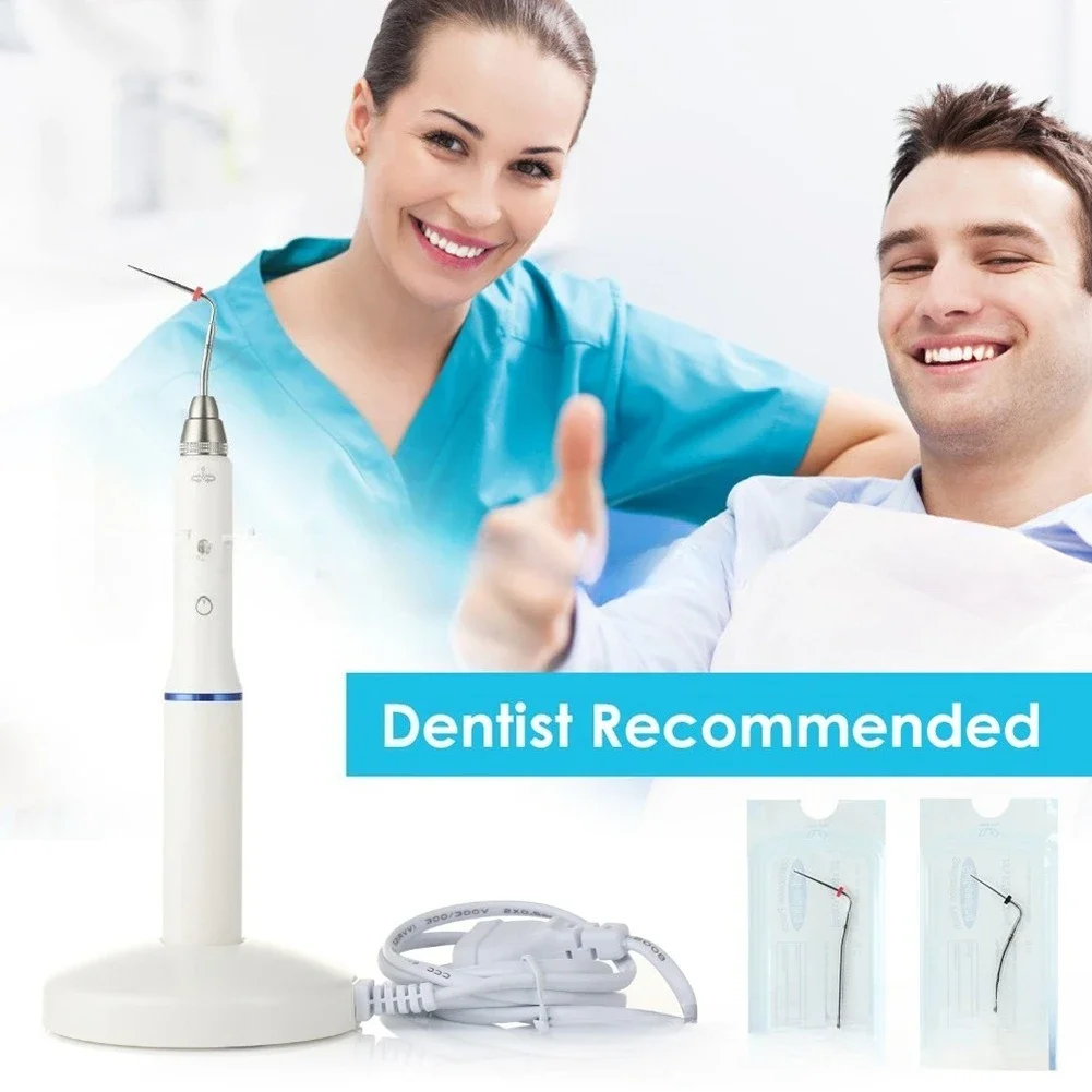 Tooth Glue Tip Hot Melt Pen, Cut Off, Oral Hot Fill Heated Dentals Fill Pen Hot Tooth Glue White Blue