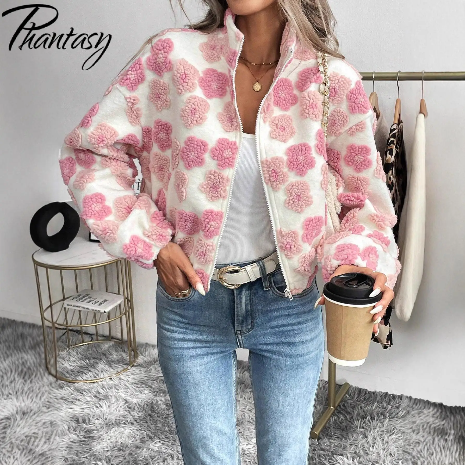 

Phantasy новая замшевая куртка женская короткая молния элегантное повседневное универсальное пальто женское повседневное стильное винтажная одежда 2025