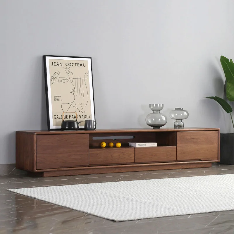 

Floor Tv Stands Monitor Stand Media Console Standing Solid Wood Tv Cabinet Mid Century Modern Mobili Per La Casa Furniture