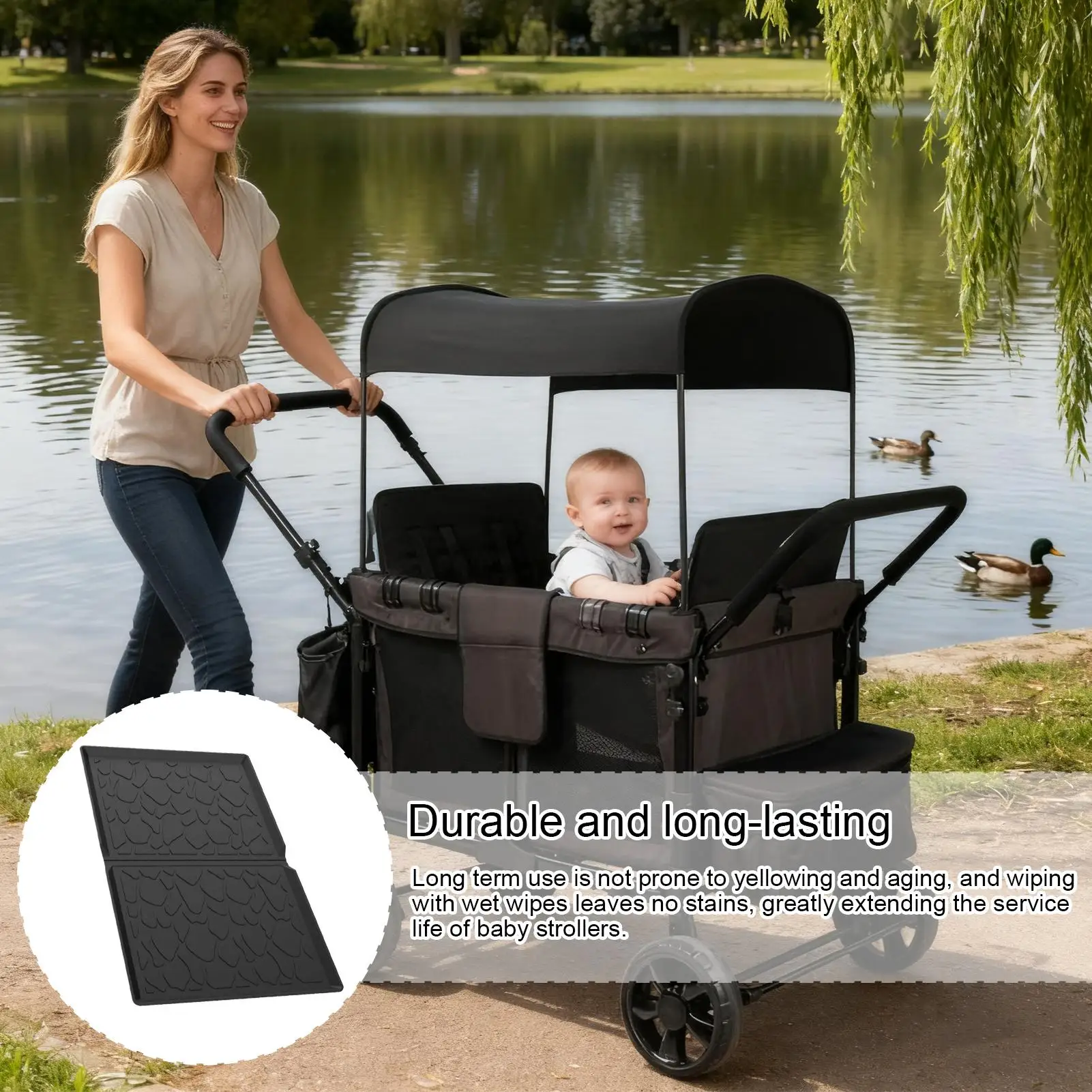 حصيرة الطفل لعربة البقالة سيليكون عربة حامي قابلة لإعادة الاستخدام حامي للبقالة في الهواء الطلق التسوق نزهة السفر عطلة