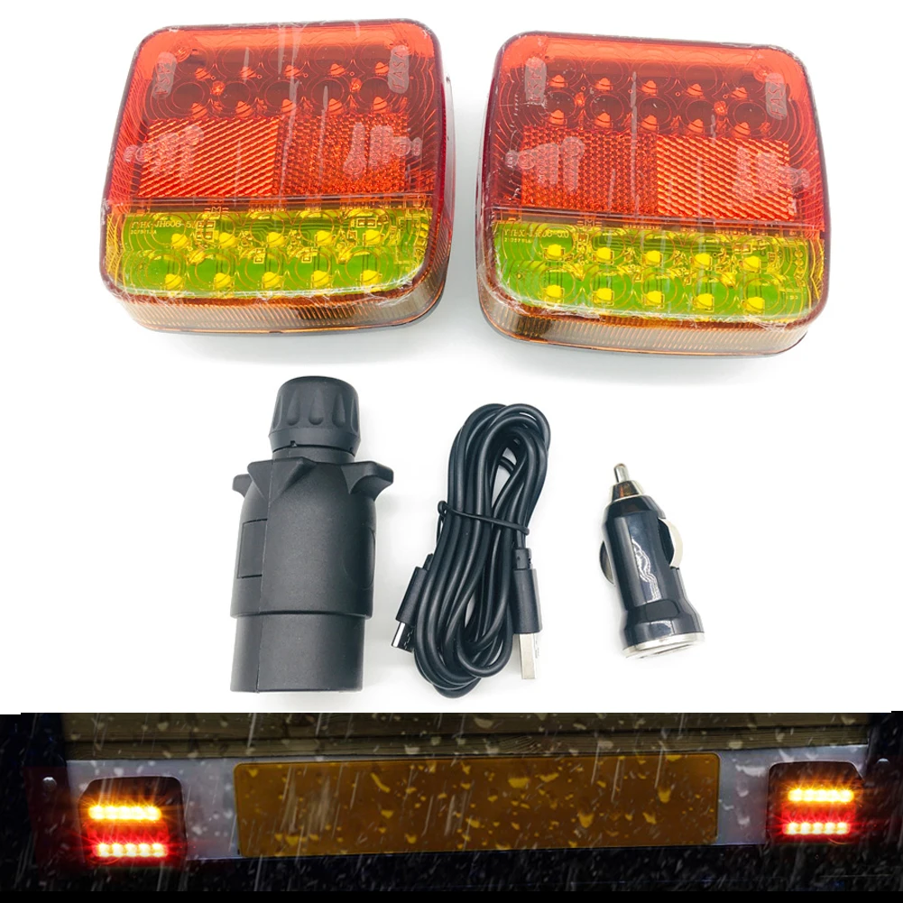 

Upgrade LED Magnetic Towing Tail Light ,Wireless LED Trailer Lamp,Built-in Antenna For Trucks lorries,Vans,Campers,Caravans RVs