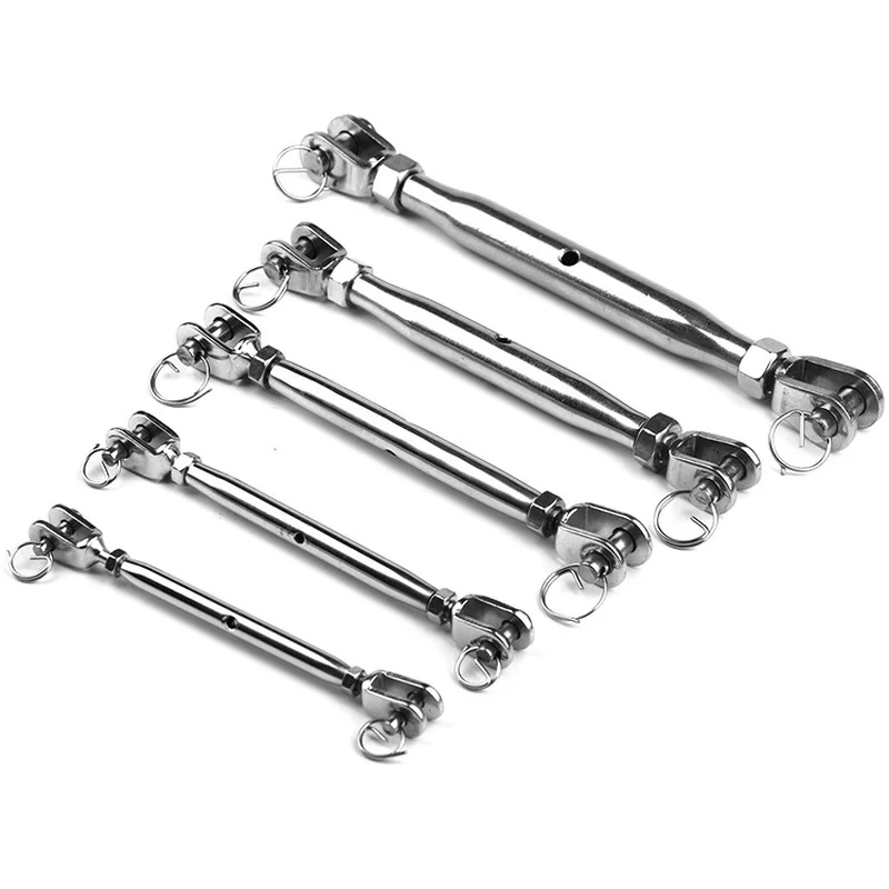 

M5 M6 M8 M10 M12 M16 Stainless Steel 304 Stainless Steel Marine Sailboat Rigging Screw Closed Body Jaw/Jaw Turnbuckle