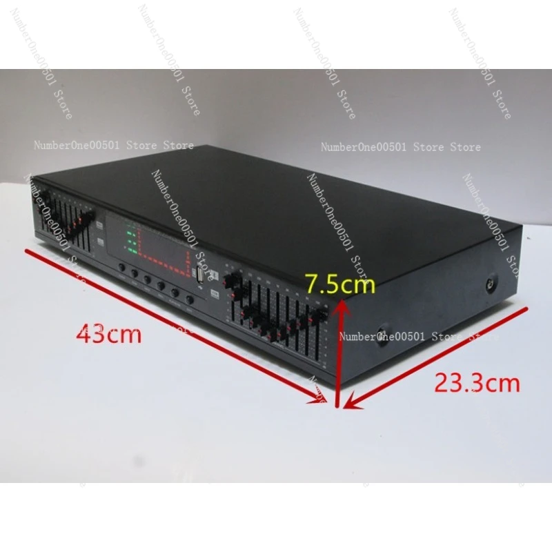 

20 Band EQ Equalizer Bluetooth Audio Processor USB Player with Bass Treble Control for HiFi System