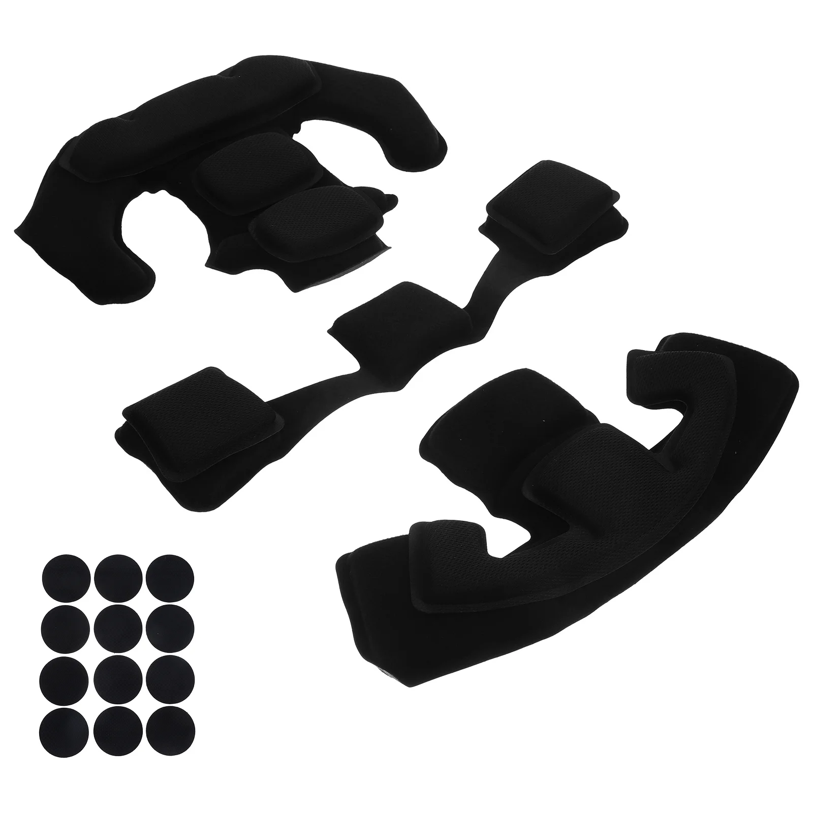 

1 комплект губчатых подушек, внутренние противоударные подушки, дышащие поролоновые подушечки для мотоциклов и велосипедов, аксессуары