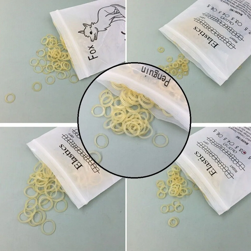 OLEVO 5000 Stück Dental Ortho Gummibänder Gummibänder Latex Zahnspangen Kieferorthopädische Ringe Ligaturbinder 2,5/3,5/4,5/5,0/6,5 OZ Zahnmedizin – Detail 6