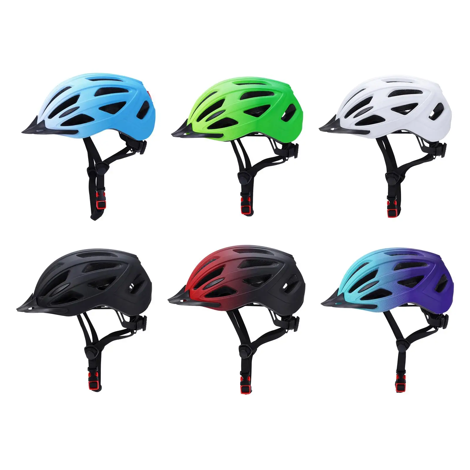 Bicycle Helmet Head Protective Lightweight with LED Light Bike Helmet