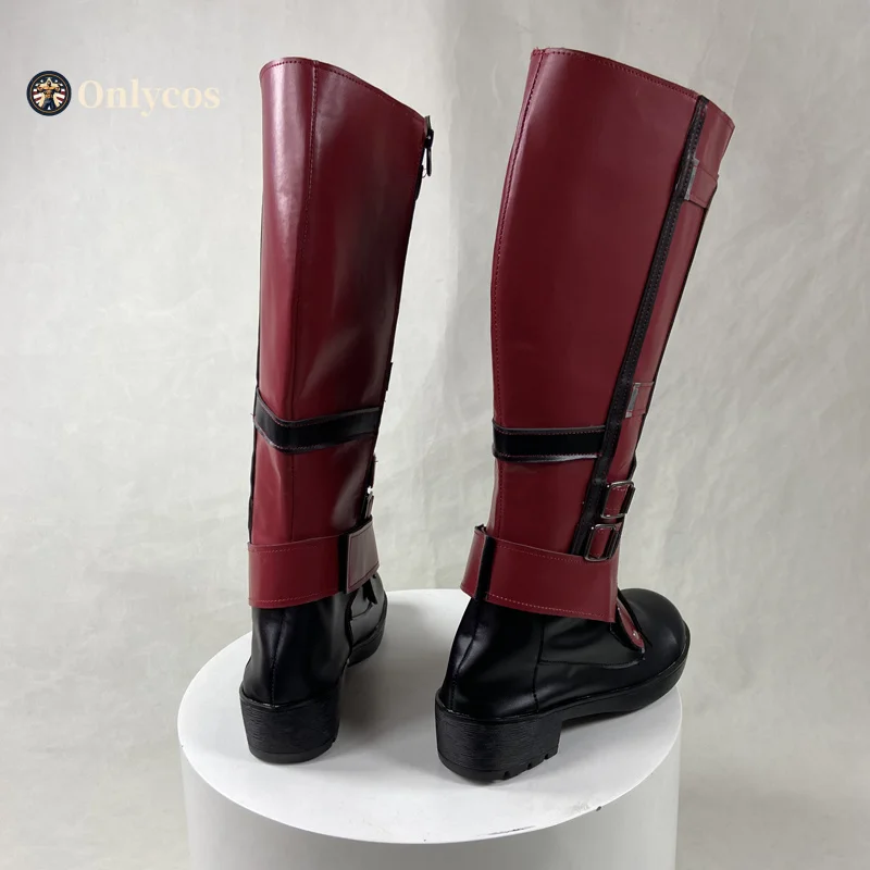 Deadpooling 3 Cosplay Boots Roleplay Fantasy Shoes Footwear Halloween Party Costumes Accessory Onlycos