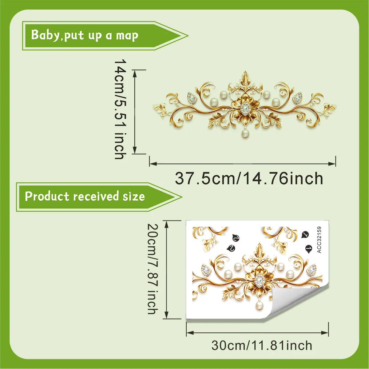 1/3Pcs  Gold Pattern Diamond Crown Bathroom Toilet Sticker Toilet Bucket Decorative Stickers Beautify
