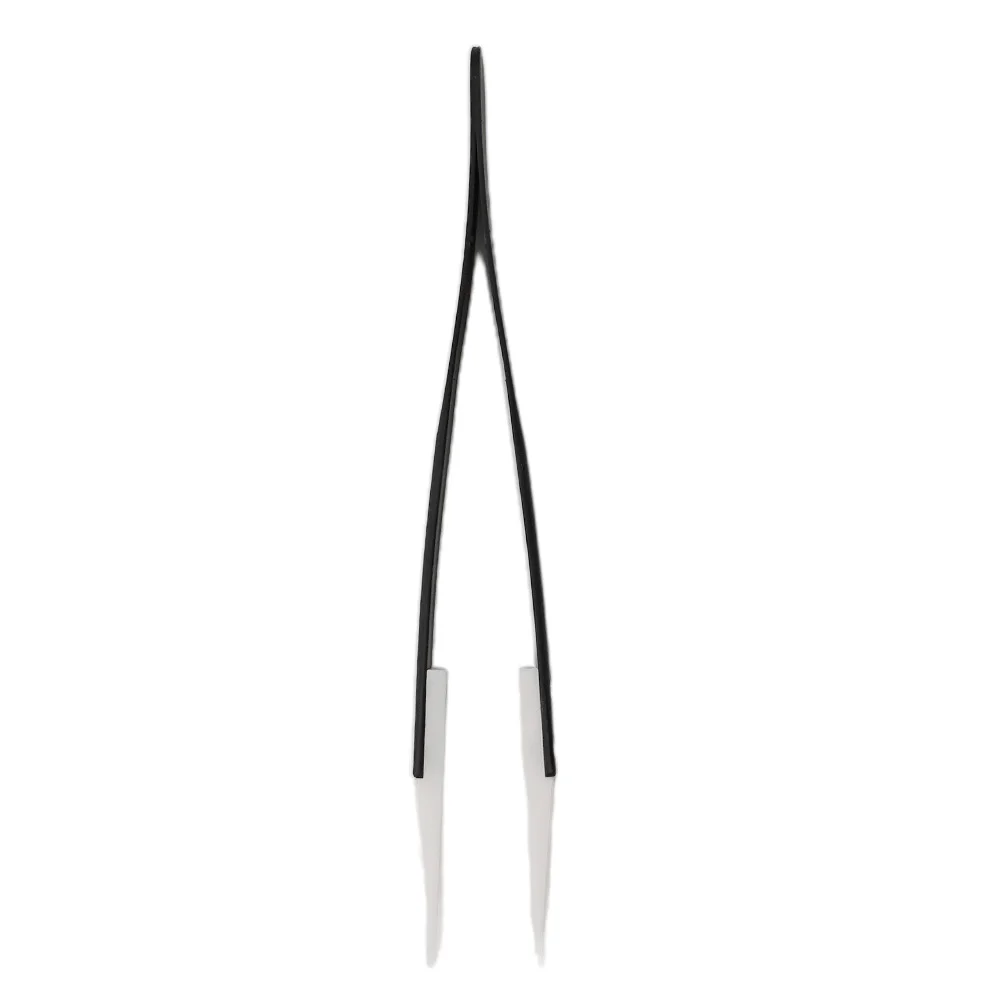 Forceps Tweezers Anti-magnetic Ceramic High-temperature Industrial Tweezers Single Small Elbow Stainless Steel