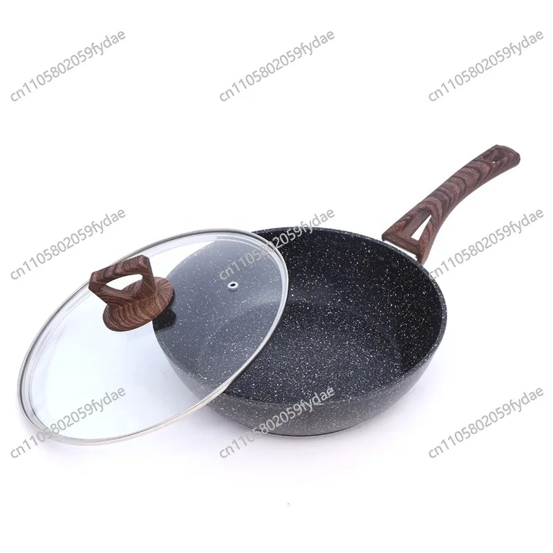 4.5Mm Forged Aluminum Fryer Large Ecological Kitchen Non-Stick Oil Fryer