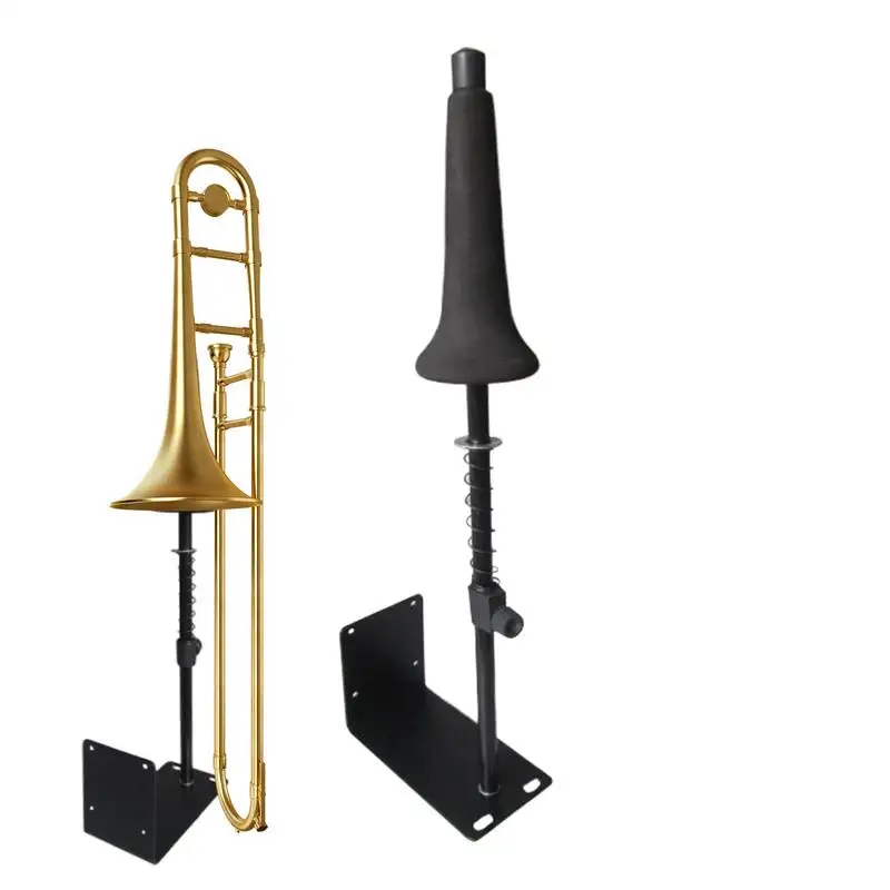 

Trumpet Wall Mount Holder Musical Instruments Display Bracket Space Saving Trumpets Instrument Stand For Home Studio Music Room
