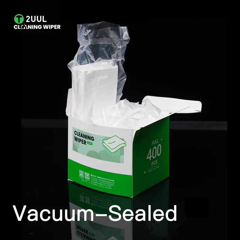 

2UUL CL05 ткань для чистки стеклоочистителя для мобильного телефона, высококачественная ткань для удаления пыли с сенсорным ЖК-экраном, 4*100 шт., ткань для чистки